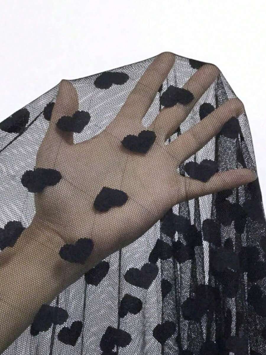 Conjunto Lingerie Canelado Costas Transparente