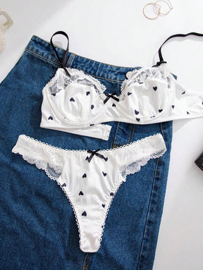 Conjunto Lingerie Bordado Sweet