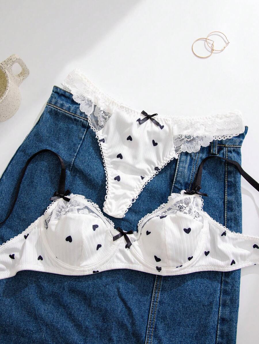 Conjunto Lingerie Bordado Sweet