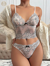 Conjunto Lingerie Vintage Lacinho