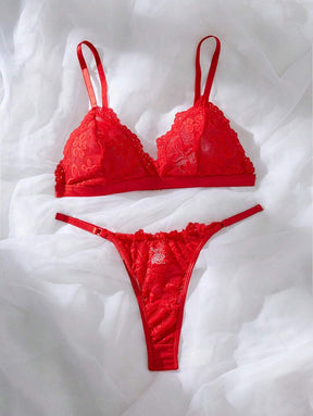 Conjunto Lingerie Renda Delicado