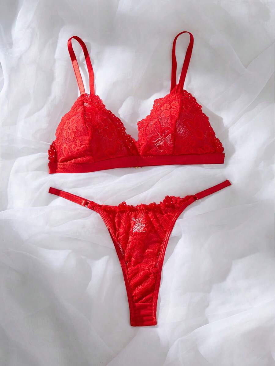 Conjunto Lingerie Renda Delicado