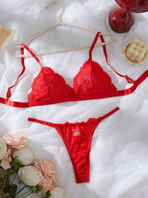 Conjunto Lingerie Renda Delicado