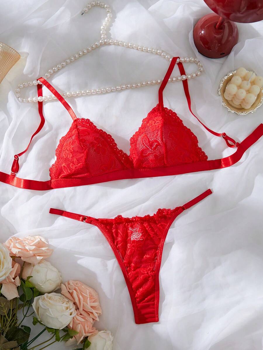 Conjunto Lingerie Renda Delicado