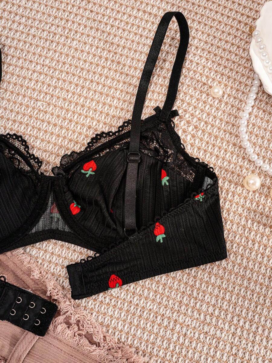 Conjunto Lingerie Bordado Sweet