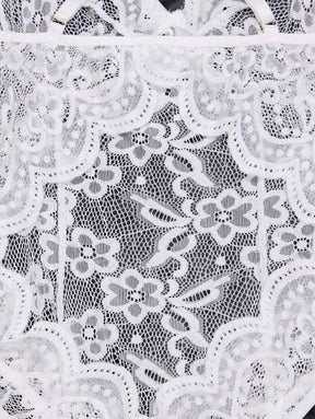 Body Lingerie Renda Abertura Frontal