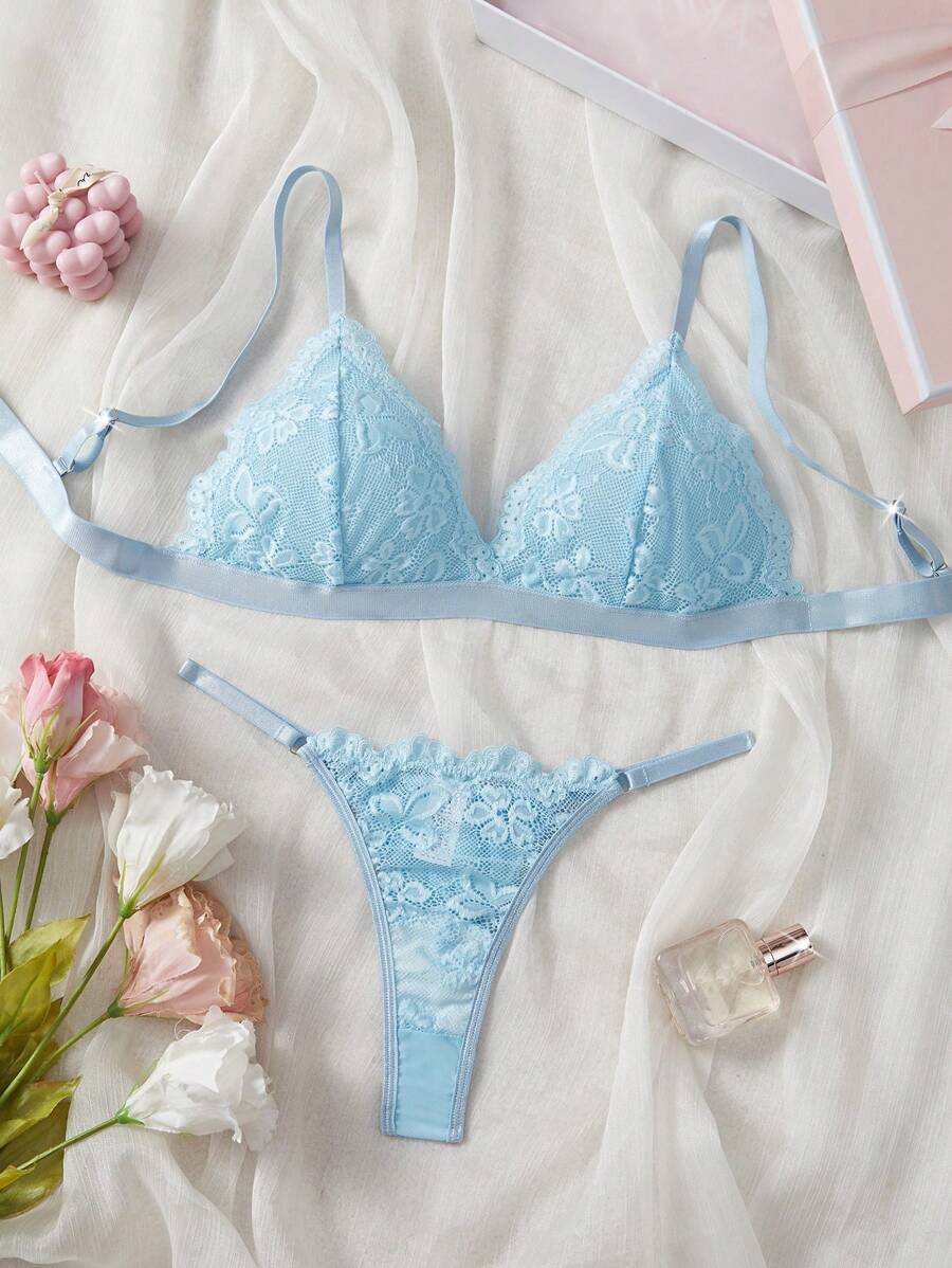 Conjunto Lingerie Renda Delicado