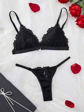 Conjunto Lingerie Renda Delicado