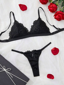 Conjunto Lingerie Renda Delicado