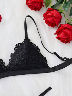 Conjunto Lingerie Renda Delicado