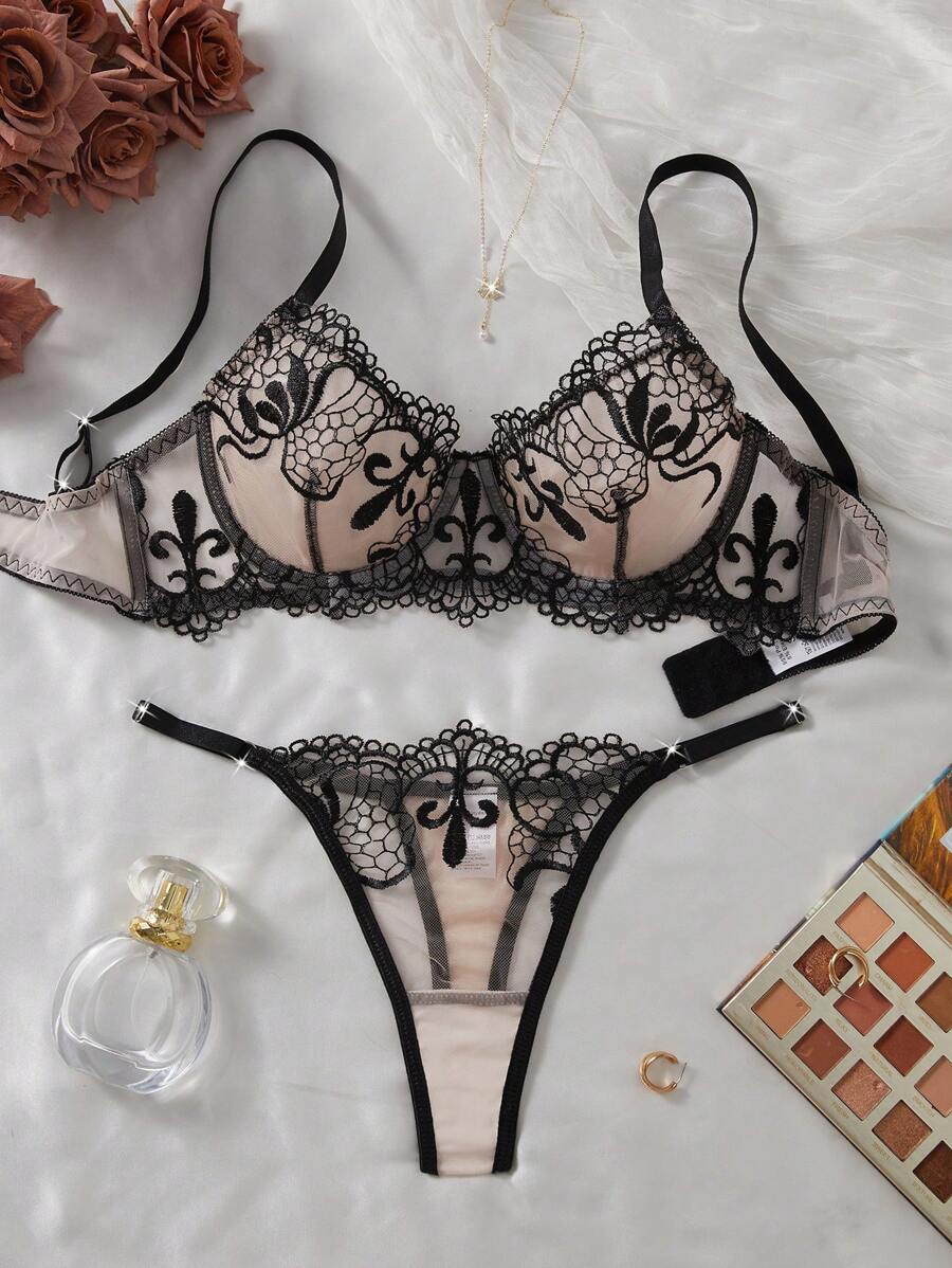 Conjunto Lingerie Renda Imperial