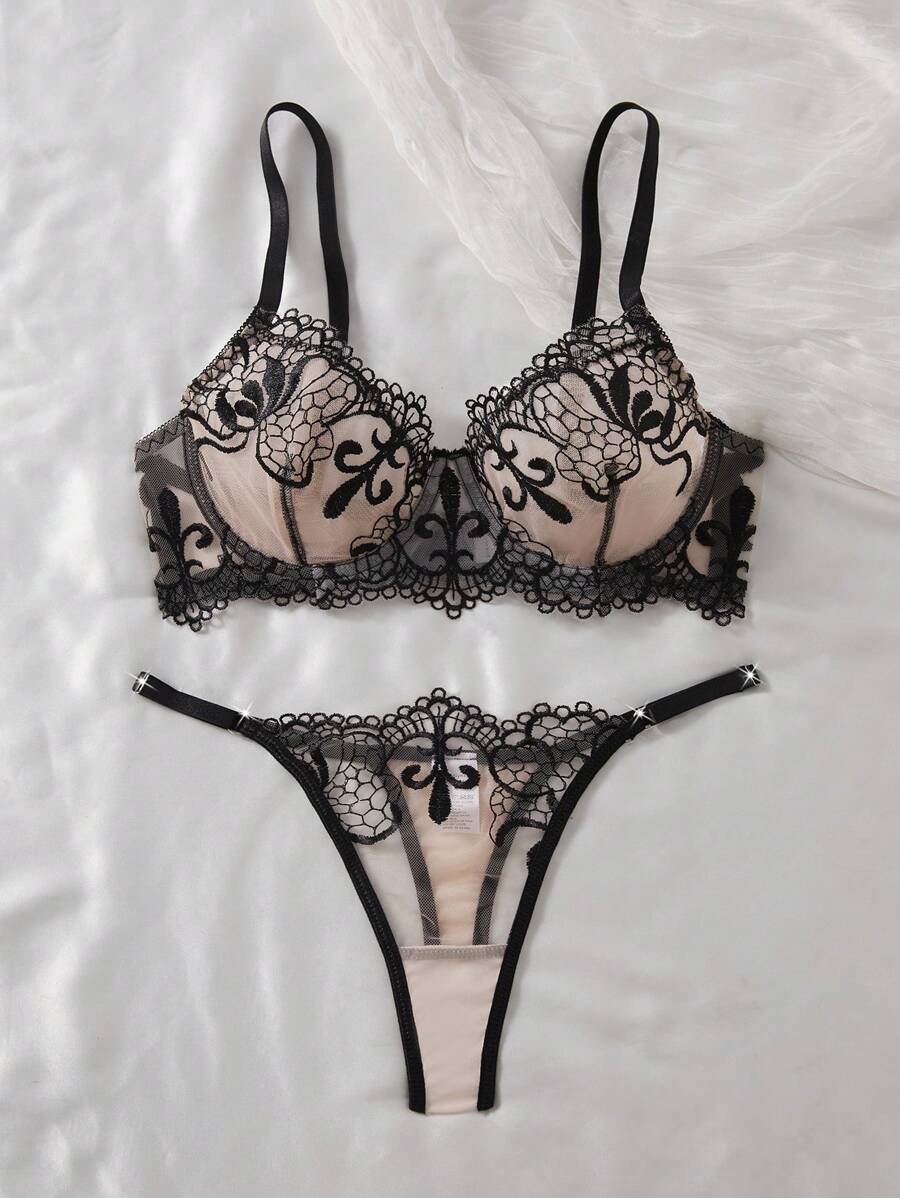 Conjunto Lingerie Renda Imperial