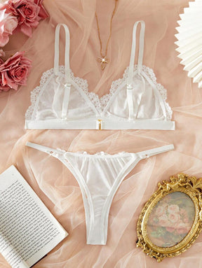 Conjunto Lingerie Renda Delicado