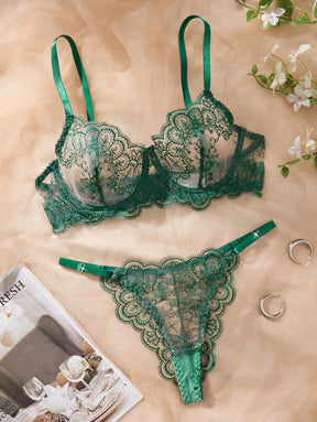 Conjunto Lingerie Renda Noir