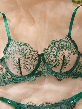 Conjunto Lingerie Renda Noir