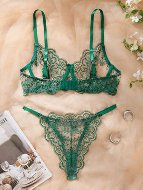 Conjunto Lingerie Renda Noir