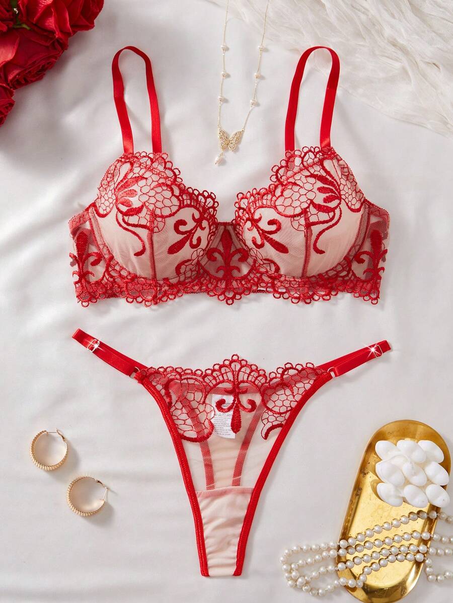 Conjunto Lingerie Renda Imperial