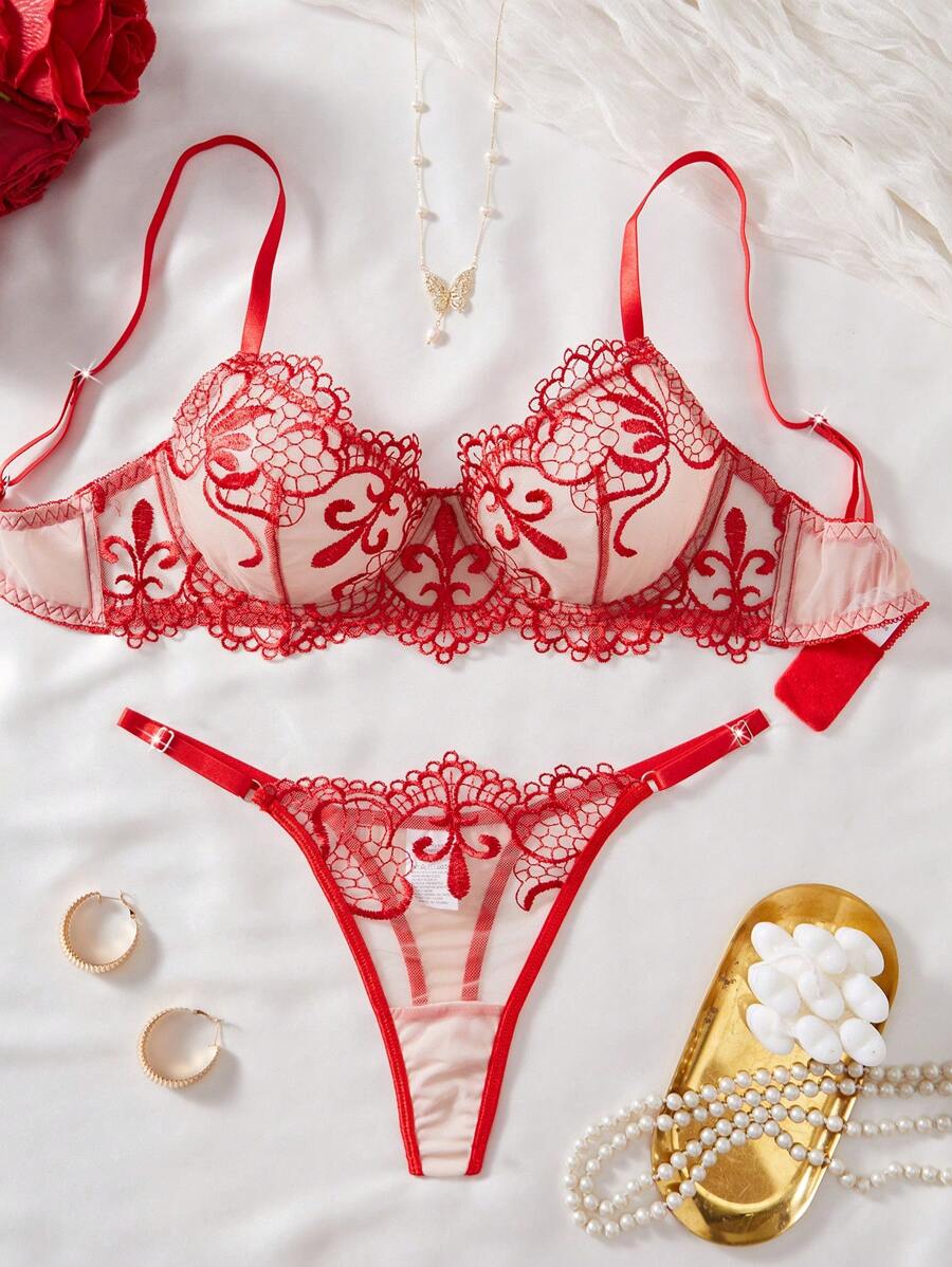 Conjunto Lingerie Renda Imperial