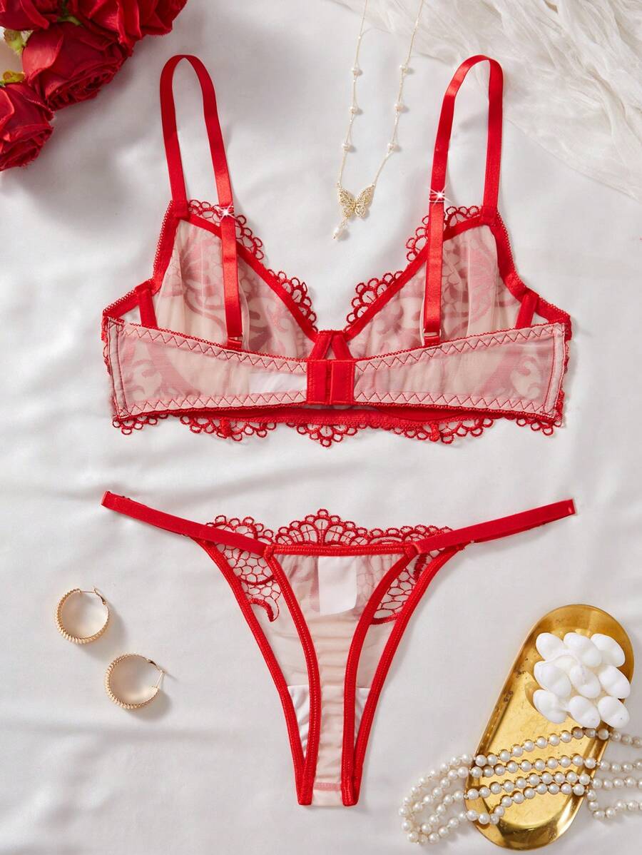 Conjunto Lingerie Renda Imperial