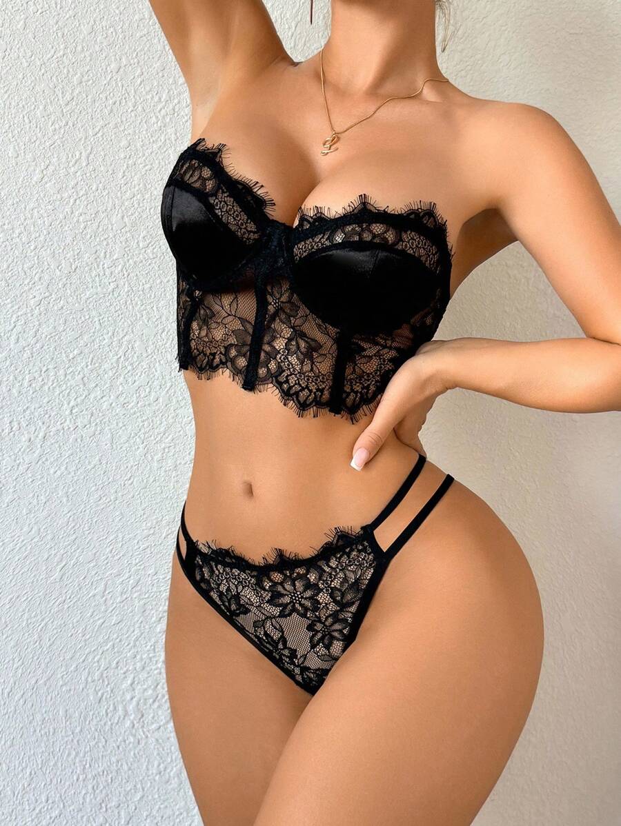 Conjunto Lingerie Balconet Longo