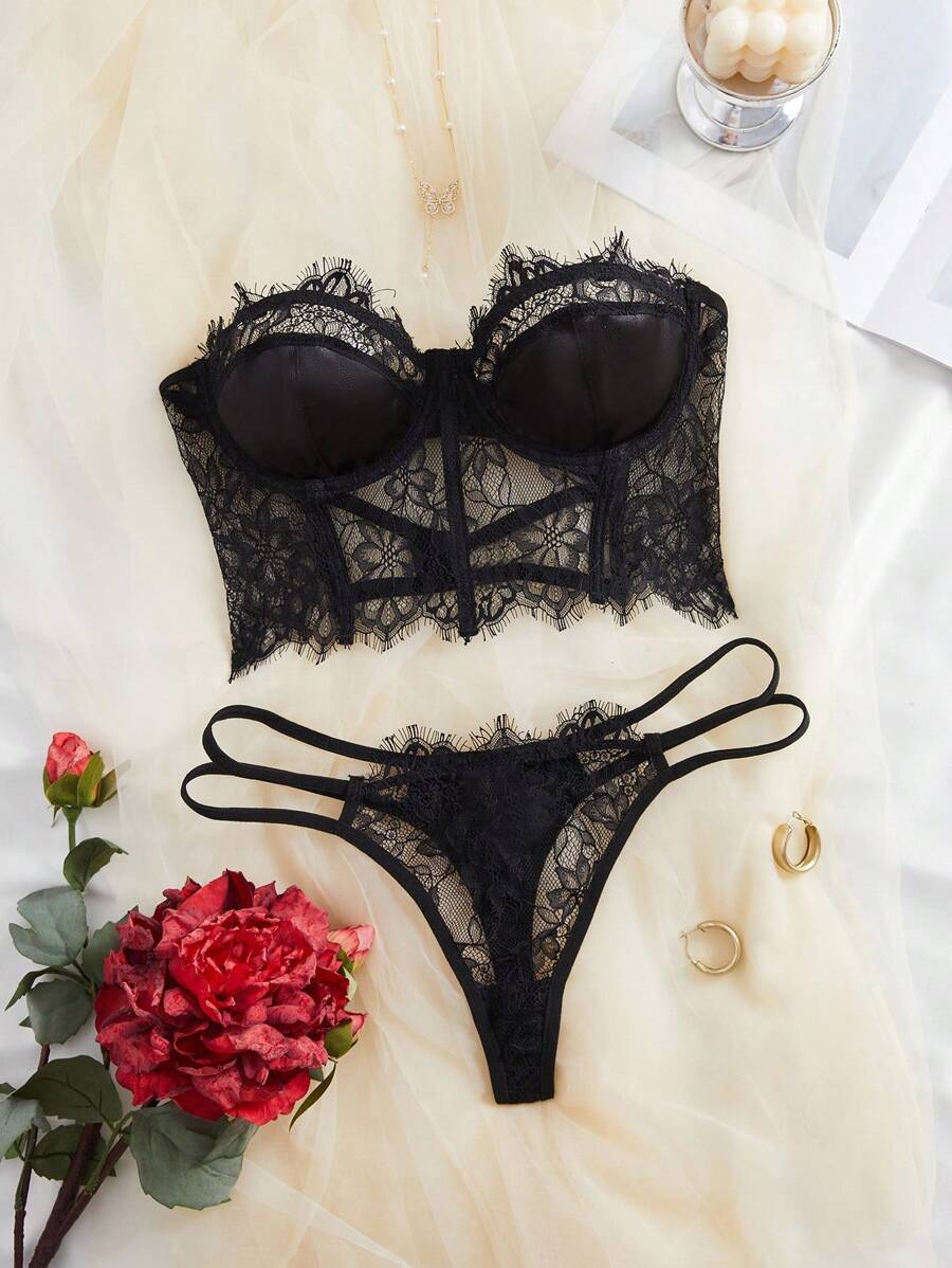 Conjunto Lingerie Balconet Longo