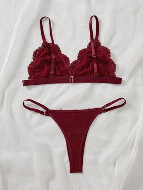 Conjunto Lingerie Renda Delicado