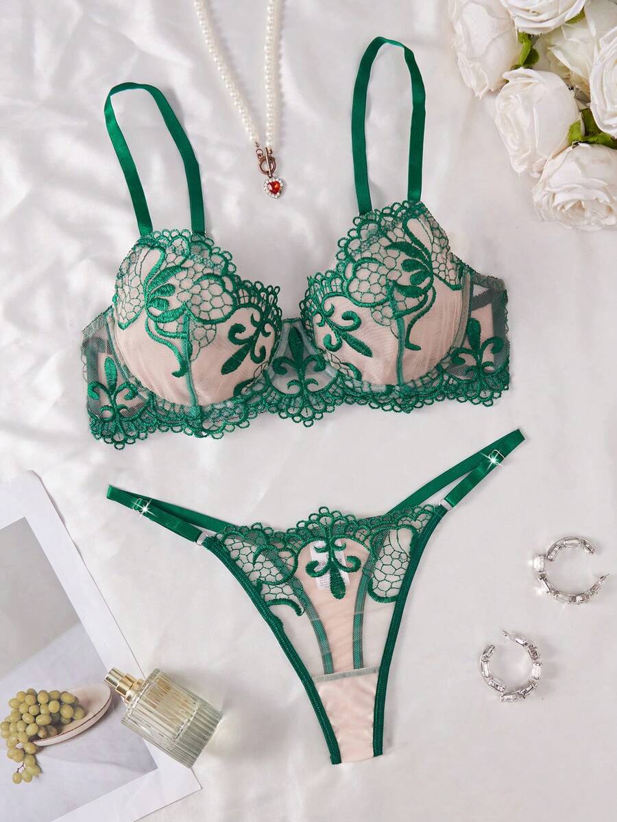 Conjunto Lingerie Renda Imperial