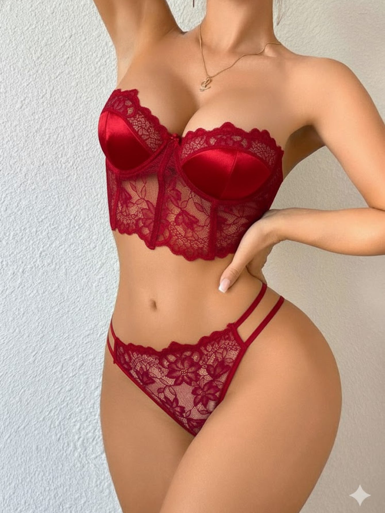 Conjunto Lingerie Balconet Longo